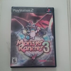 Sony PlayStation 2 Monster Rancher 3 – Black & Pink Cover
